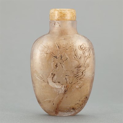 Lot 195 - Chinese Rock Crystal Snuff Bottle 19th Century...