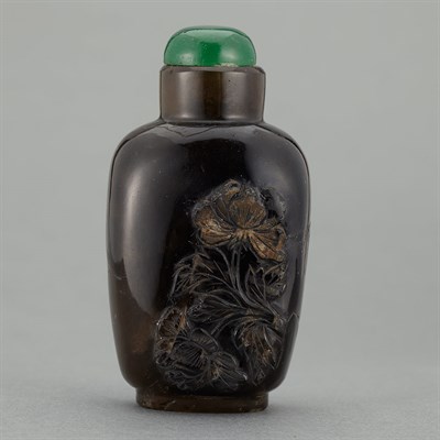 Lot 58 - Chinese Carved Labradorite Feldspar Snuff...