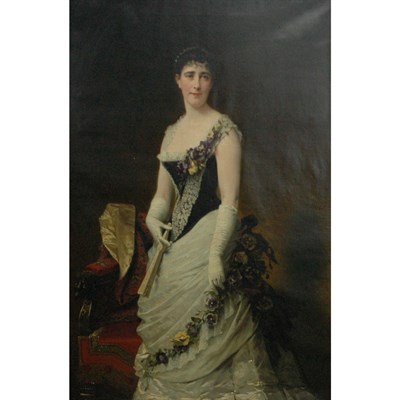 Lot 40 - Adolphe Yvon French, 1817-1893 Portrait of a...