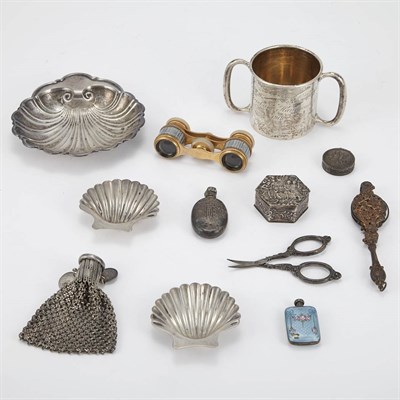 Lot 809 - Group of Silver and Silver Plated Articles...