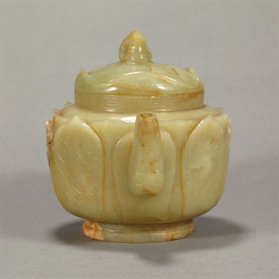 Lot 255 - Chinese Celadon Jade Teapot 18th/19th Century...