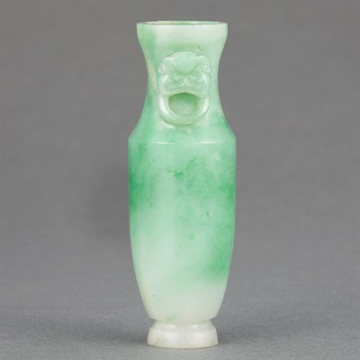 Lot 261 - Chinese Jade Miniature Vase Late 19th/early...