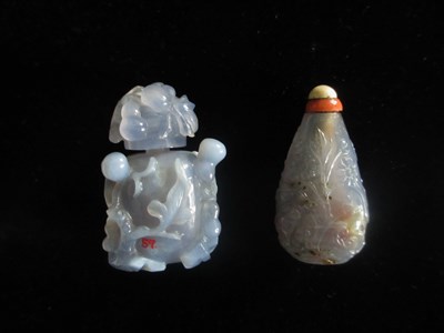 Lot 213 - Two Chinese Snuff Bottles Late 19th/early 20th...