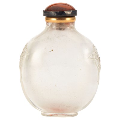 Lot 226 - Two Chinese Rock Crystal Snuff Bottles 19th...