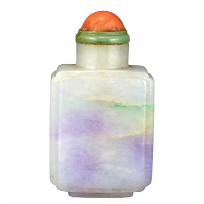 Lot 221 - Chinese Jadeite Snuff Bottle 18th/19th Century...