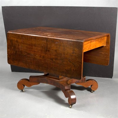 Lot 189 - American Mahogany Drop-Leaf Table Height 28...