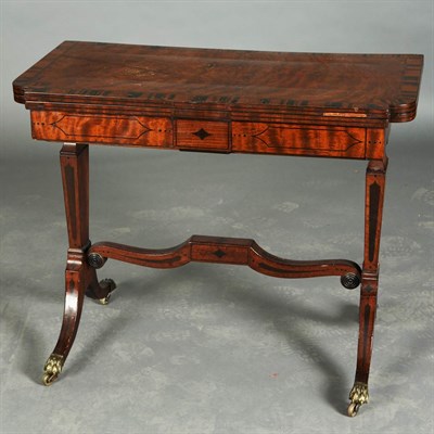 Lot 341 - English Mahogany and Rosewood Sofa Table...