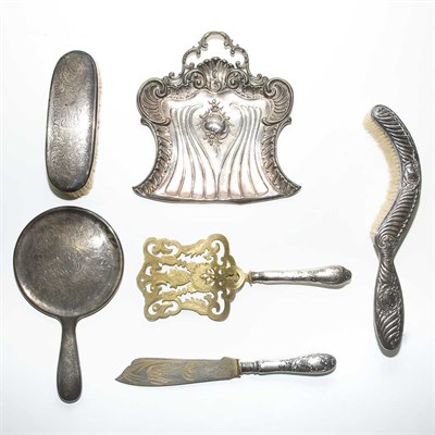 Lot 364 - Group of Silver and Silver Plated Table...