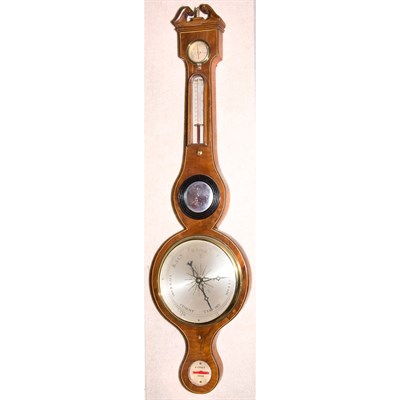 Lot 424 - English Mahogany Barometer Height 39 inches