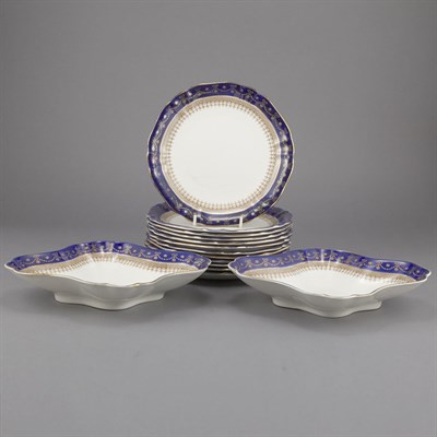 Lot 548 - Wedgwood Porcelain Dessert Service...