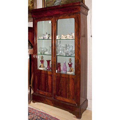 Lot 262 - Victorian Mahogany Bookcase Height 7 feet 8...