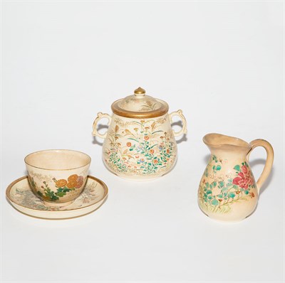 Lot 559 - Group of Japanese Satsuma Tea Articles...