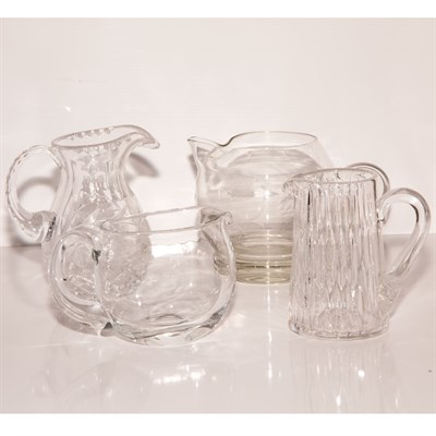 Lot 561 - Group of Eight Glass Barware Articles