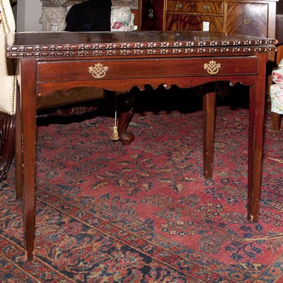 Lot 184 - George III Style Mahogany Fold-Over Games...