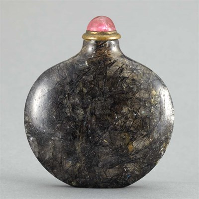 Lot 118 - Chinese Hair Crystal Snuff Bottle 19th Century...