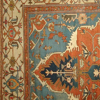 Lot 550 - Heriz Carpet Northwest Persia, circa 1900 The...