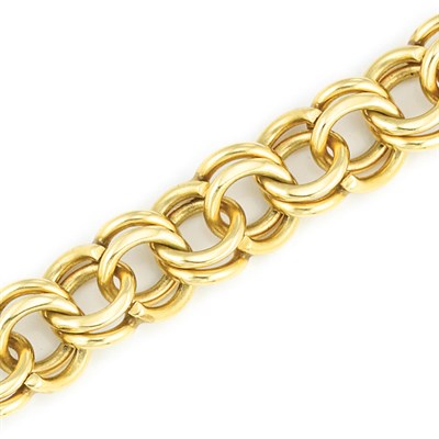 Lot 211 - Gold Link Bracelet