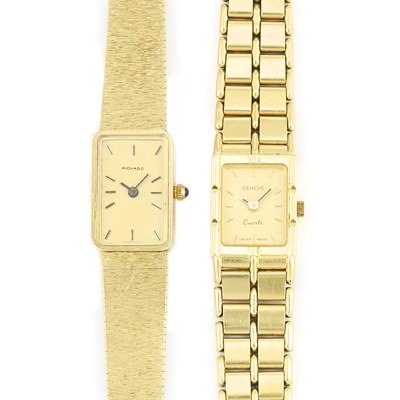Lot 640 - Two Gold Wristwatches