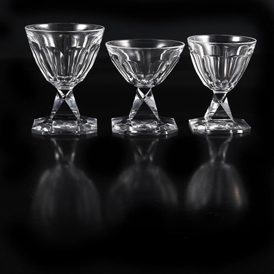 Lot 360A - Baccarat Glass Partial Stemware Service...