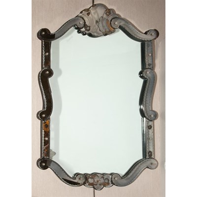 Lot 130A - Venetian Style Mirror Framed Mirror Height 45...