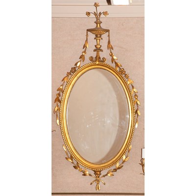 Lot 85 - George III Style Gilt-Wood Mirror Height 58...