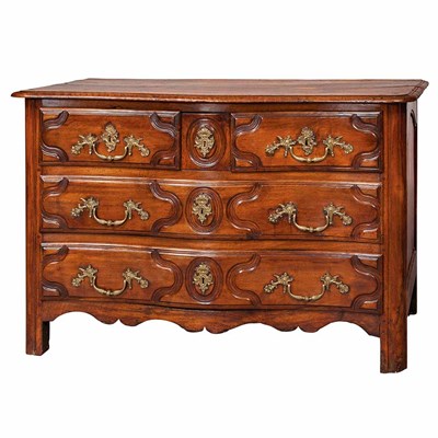 Lot 189 - Provincial Louis XV Gilt-Bronze Mounted Walnut...