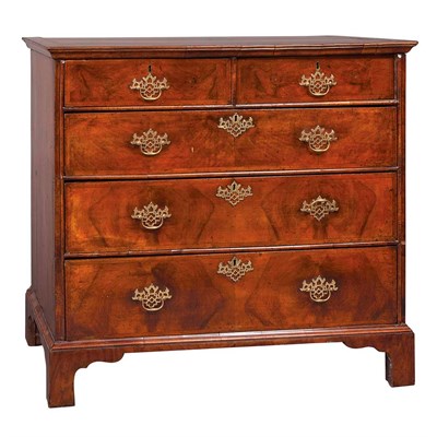 Lot 254 - George II Walnut Chest of Drawers 18th Century...