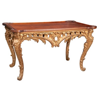 Lot 465 - Louis XV Style Carved Mahogany and Painted...