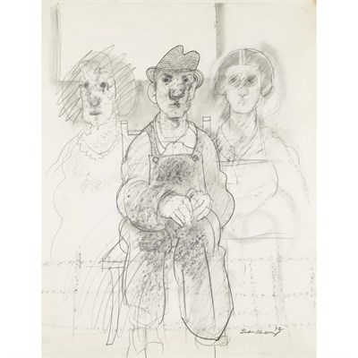 Lot 48 - Robert Beauchamp American, 1923-1994 Figures,...