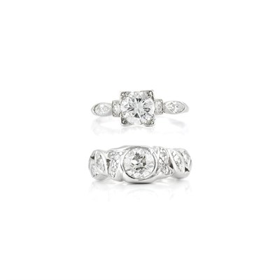 Lot 780 - Two Diamond Rings