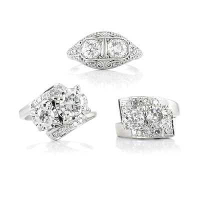 Lot 688 - Three Diamond Rings