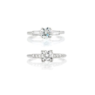 Lot 781 - Two Diamond Rings