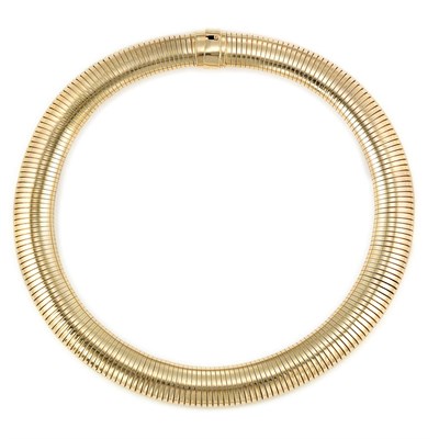 Lot 380 - Gold Snake Chain Necklace