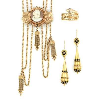 Lot 66 - Group of Gold Jewelry