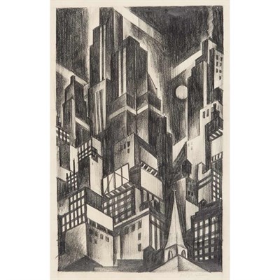 Lot 306 - Emil James Bisttram American, 1895-1976 City...