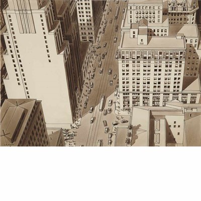Lot 304 - Lawrence Edwin Blazey American, 1902-1999...