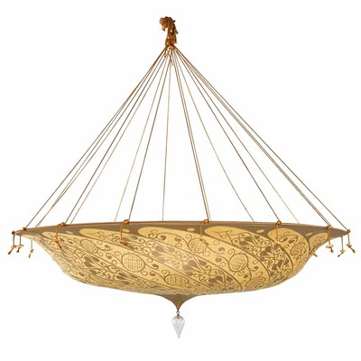 Lot 144 - Fortuny Italy, est. 1921 Chandelier Silk,...