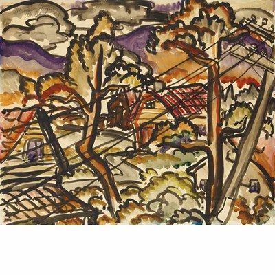 Lot 295 - Herman Geller American, 20th Century Woodstock,...
