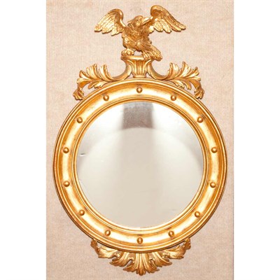 Lot 289 - Regency Style Gilt-Wood Mirror Height 32...