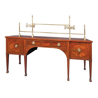 Lot 475 - George III Mahogany Sideboard Late 18th...