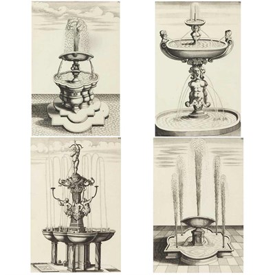 Lot 427 - Artist Unknown [FOUNTAIN STUDIES] Six...