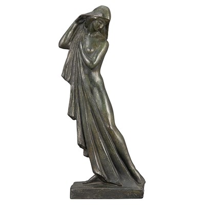 Lot 643 - French Art Deco Bronze Figure of a Vestal...