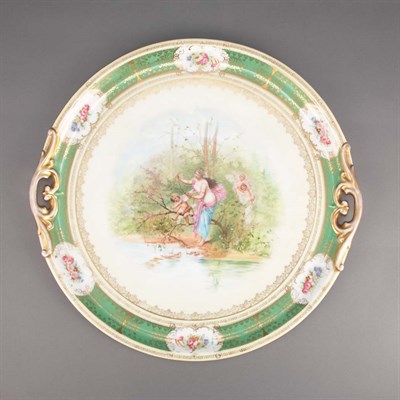 Lot 184 - Imperial Crown China Cabinet Tray Austria,...
