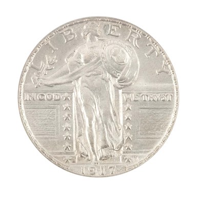 Lot 309 - United States, 1917 D Standing Liberty Quarter...