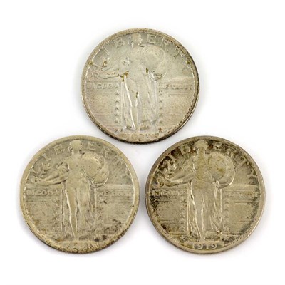 Lot 310 - United States Standing Liberty Quarter Group...