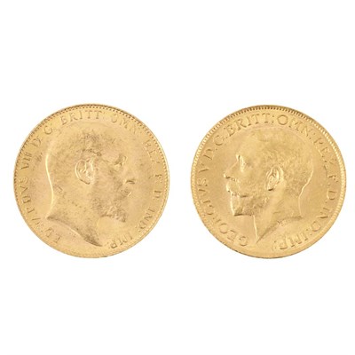 Lot 178 - Great Britain, Sixteen Gold Sovereigns Group...