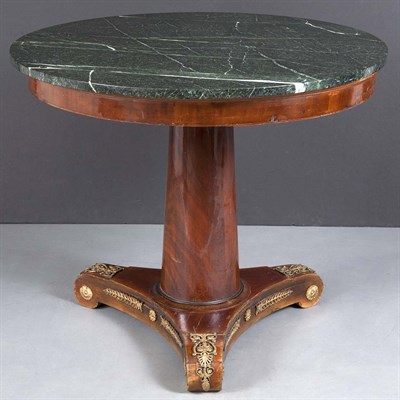 Lot 170 - Empire Style Gilt-Metal Mounted Mahogany...