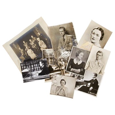 Lot 148 - [ROYALTY] Large collection of photographs,...