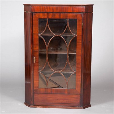Lot 217 - Georgian Mahogany Hanging Cupboard Height 43...