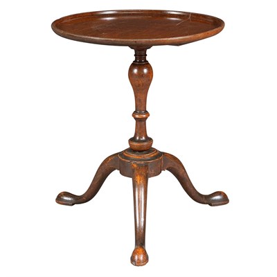 Lot 240 - George II Mahogany Candlestand The circular...